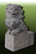 Ритуальная скульптура льва 